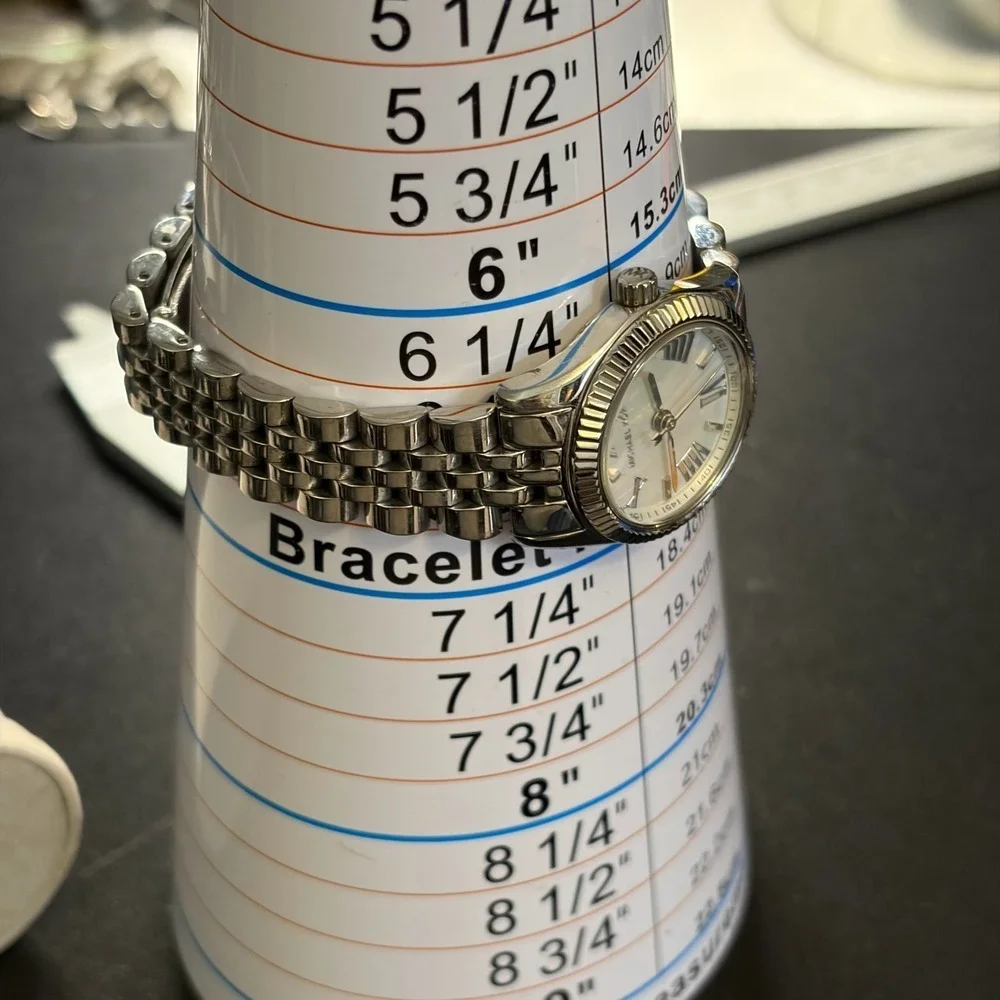 Michael Kors Lexington Mini Stainless Steel Womens Watch MK3228 Roman Numeral
